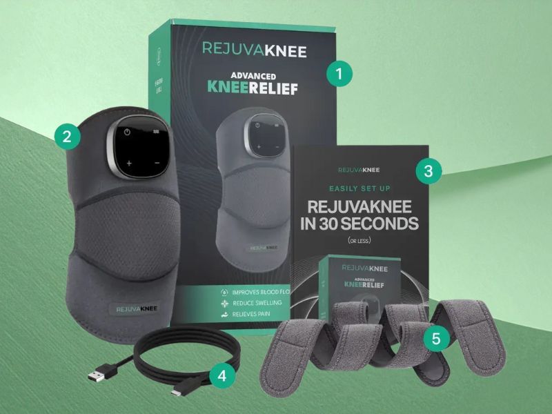 RejuvaKnee Advanced Heated Knee Massager Americans Turn to Non-Invasive Knee Relief With At-Home Support for Comfort and Mobility
