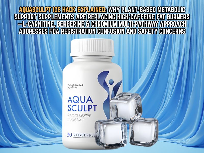 AquaSculpt Ice Hack Explained: Why Plant-Based Metabolic Support Supplements Are Replacing High-Caffeine Fat Burners—L-Carnitine, Berberine & Chromium Multi-Pathway Approach Addresses FDA Registration Confusion and Safety Concerns