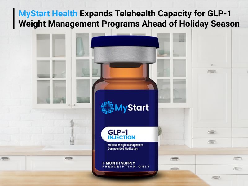MyStart Health Expands Telehealth Access to Compounded GLP-1 Weight Management Programs Ahead of Holiday Season as Americans Seek Medically-Supervised Solutions for 2025 Weight Loss Goals