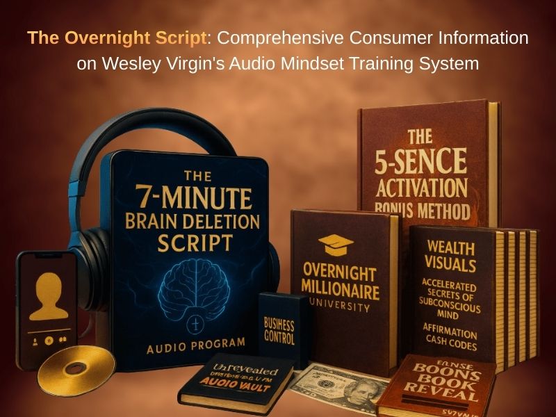The Overnight Script Comprehensive Consumer Information on Wesley Virgin's Audio Mindset Training System
