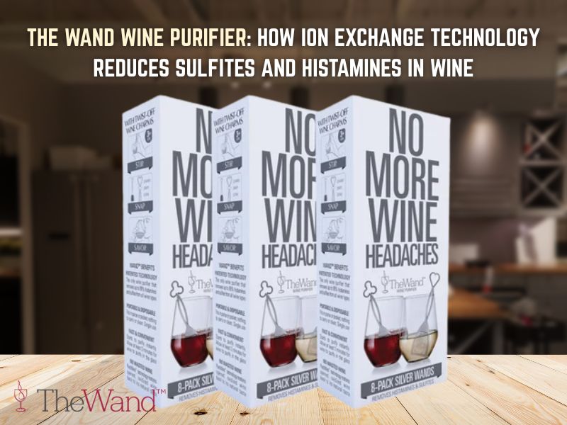 The Wand Wine Purifier How Ion Exchange Technology Reduces Sulfites and Histamines in Wine