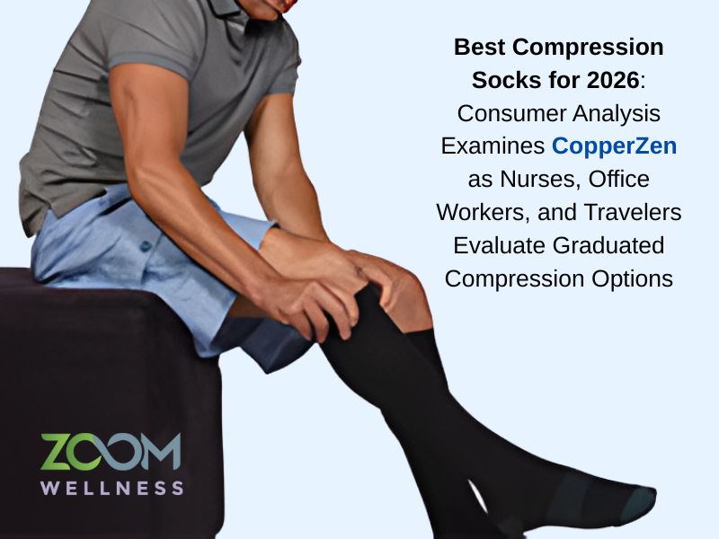 Best Compression Socks for 2026: Consumer Analysis Examines CopperZen as Nurses, Office Workers, and Travelers Evaluate Graduated Compression Options