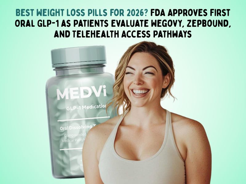 Best Weight Loss Pills for 2026 FDA Approves First Oral GLP-1 as Patients Evaluate Wegovy, Zepbound, and Telehealth Access Pathways
