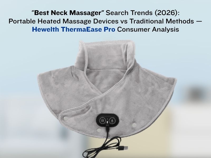"Best Neck Massager" Search Trends (2026): Portable Heated Massage Devices vs Traditional Methods — Hewelth ThermaEase Pro Consumer Analysis