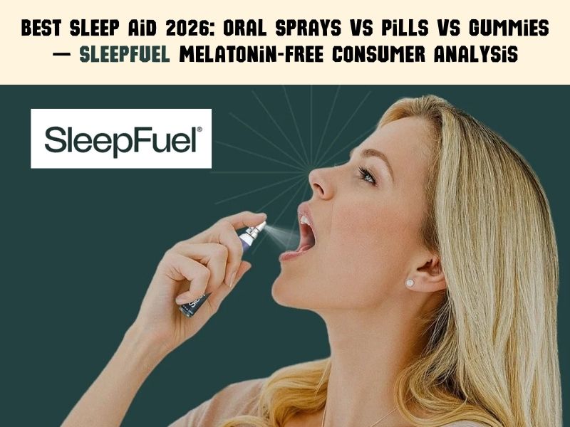 Best Sleep Aid 2026: Oral Sprays vs Pills vs Gummies — SleepFuel Melatonin-Free Consumer Analysis