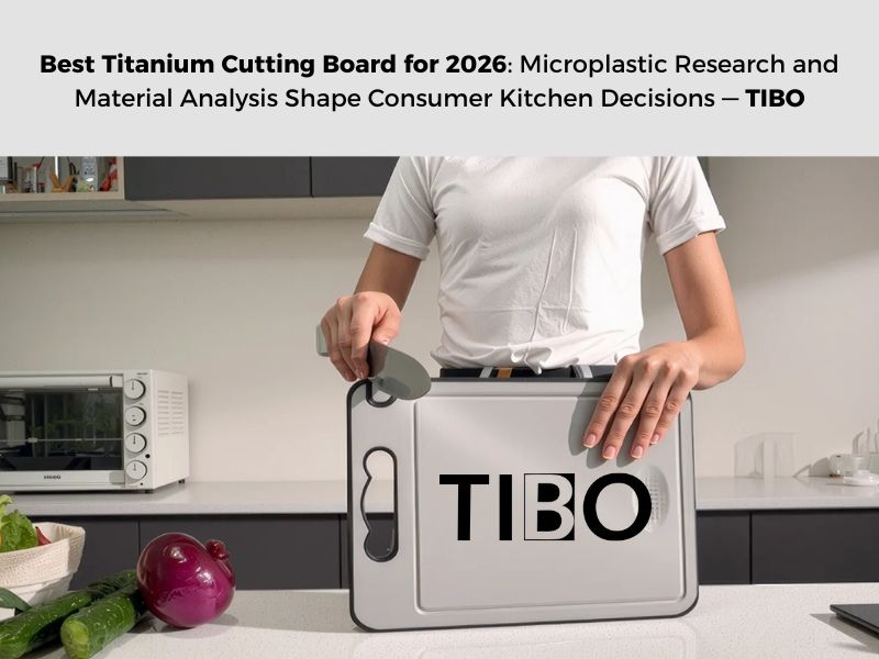 Best Titanium Cutting Board for 2026: Microplastic Research and Material Analysis Shape Consumer Kitchen Decisions — TIBO