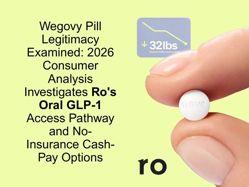 Wegovy Pill Legitimacy Examined 2026 Consumer Analysis Investigates Ro's Oral GLP-1 Access Pathway and No-Insurance Cash-Pay Options
