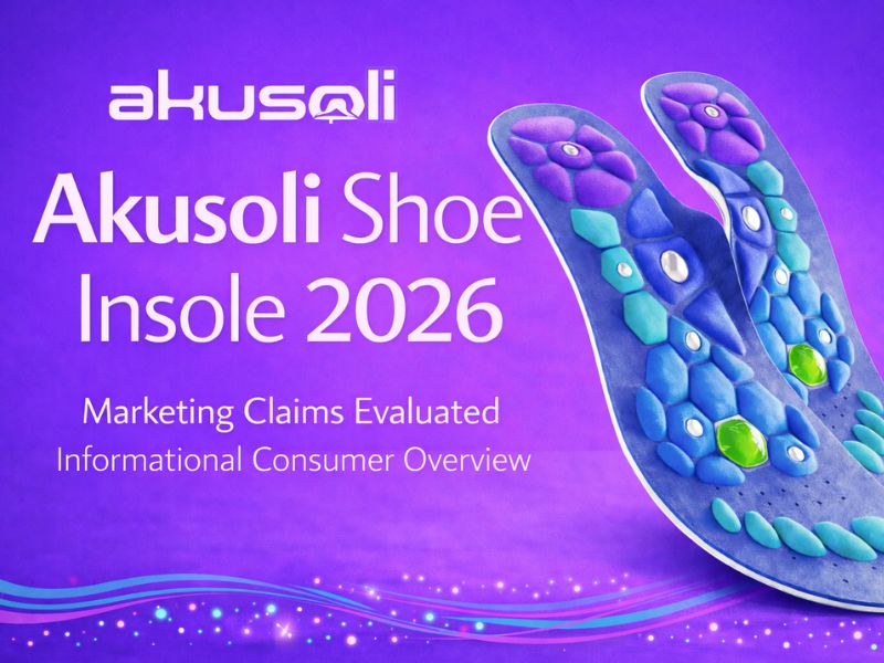 Akusoli Shoe Insoles 2026 Claims Evaluated: Latest Report About Magnetic Acupressure Insole Comfort and Foot Support Effectiveness for Men and Women