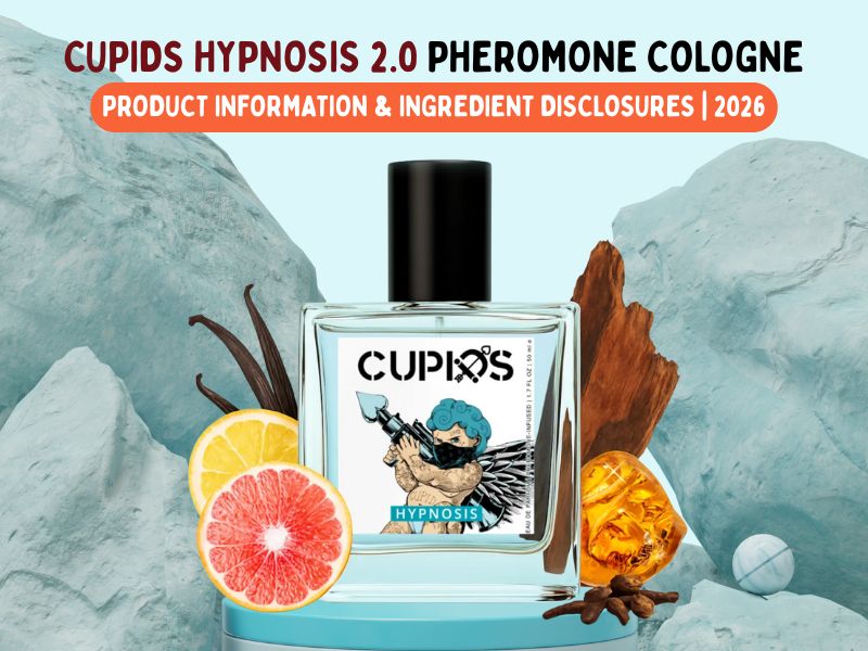 Cupids Hypnosis 2.0 Pheromone Cologne Product Information & Ingredient Disclosures 2026