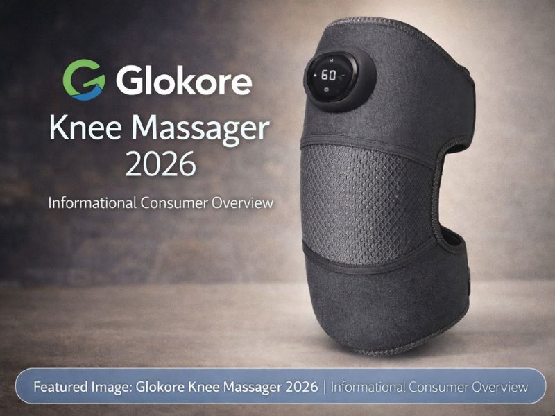 Glokore Knee Massager 2026 Claims Evaluated: Latest Report About Heated Vibration and Compression Knee Wrap Effectiveness for Men & Women