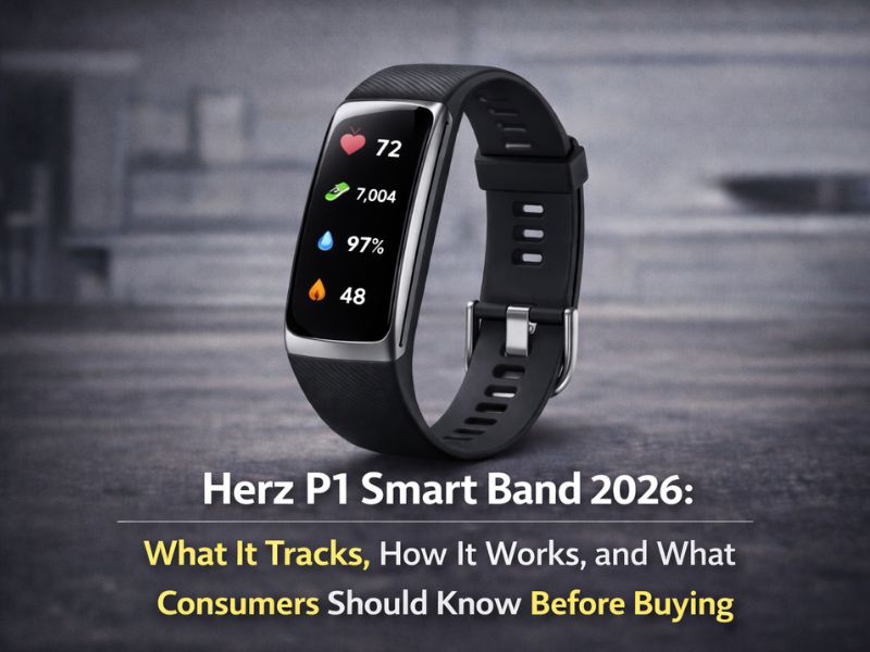 Herz P1 Smart Band 2026: What It Tracks, How It Works, and What Consumers Should Know Before Buying