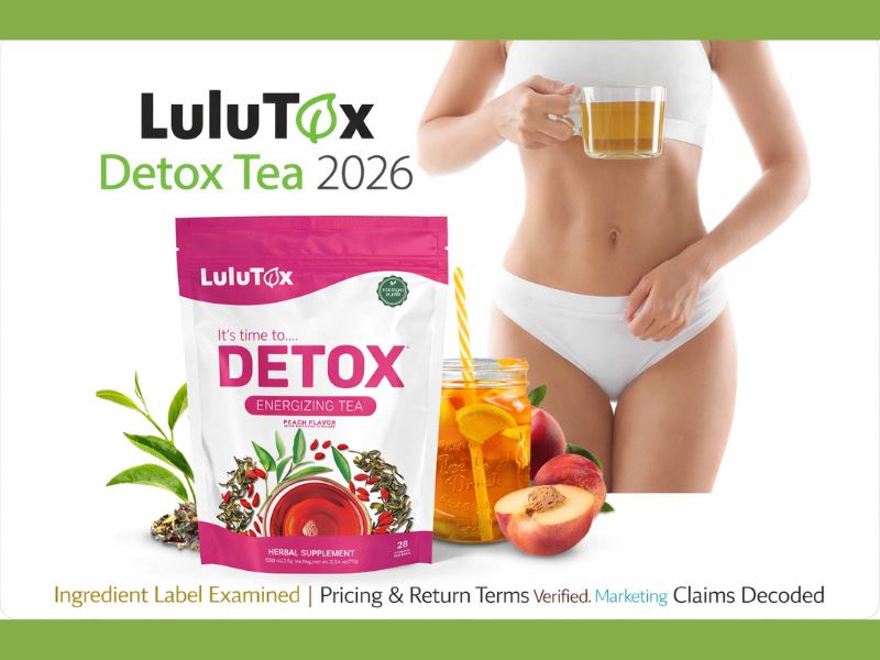 Lulutox Detox Tea 2026: Ingredient Label Examined, Pricing and Return Policy Terms Verified, and How to Evaluate Marketing Claims Before Buying