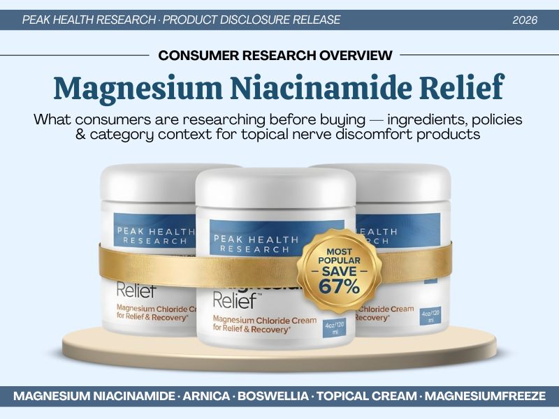 Magnesium Niacinamide Relief Topical Cream: What Consumers Are Researching Before Buying in 2026