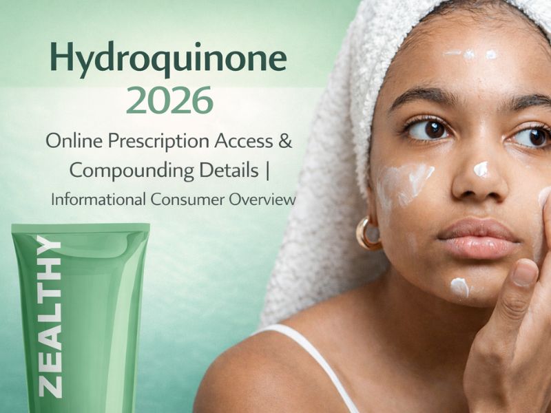 Zealthy Hydroquinone 2026 Compounded Prescription Details, Online Dermatology Consultation Pricing, and What Consumers Should Verify Before Starting Treatment