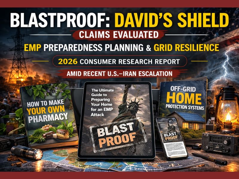 Blast Proof David's Shield Claims Evaluated: 2026 Consumer Research Report Examining EMP Preparedness Planning, Grid Resilience Concerns, and Public Information About the BlastProof Guide Amid Recent U.S.-Iran Escalation