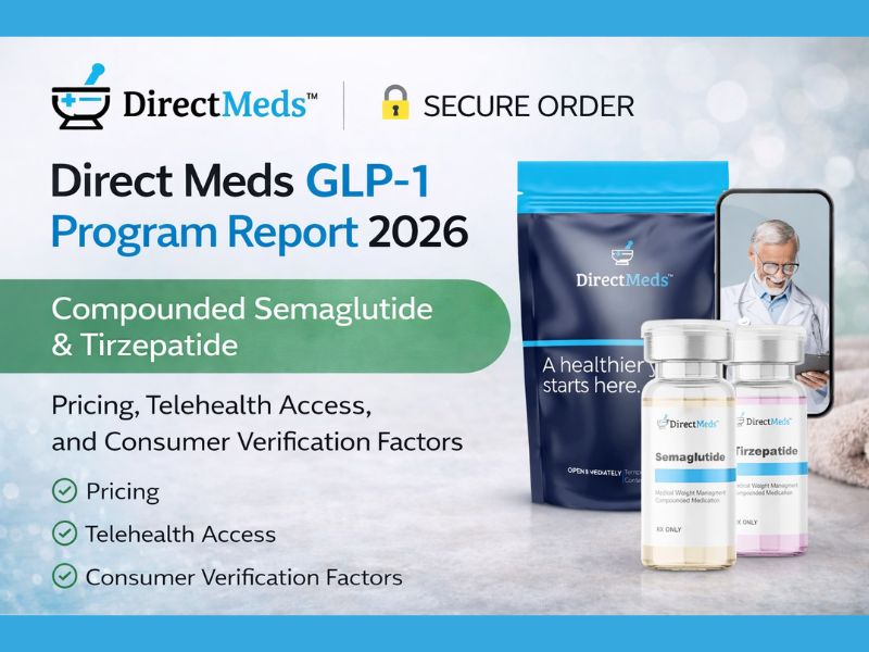 Direct Meds GLP-1 Program Report 2026 Compounded Semaglutide and Tirzepatide Pricing, Telehealth Access, and Consumer Verification Factors