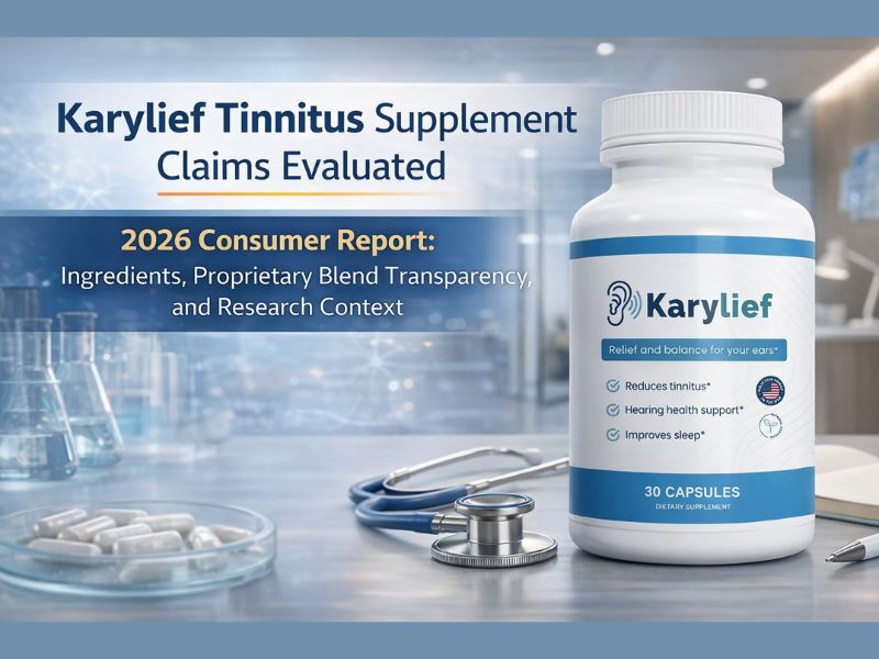 Karylief Tinnitus Supplement Claims Evaluated 2026 Consumer Report Examines Karylief Hearing Support Ingredients, Proprietary Blend Transparency, and Research Context