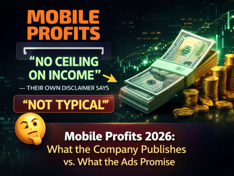 Mobile Profits 1-Minute Wi-Fi Trick Revealed (2026 Proverbs Profits Warning) Investigating the Make Money Online System's Claims